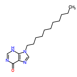 9-Undecyl-3h-purin-6-one Structure,68180-26-7Structure