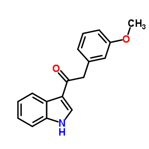 1-(1H-indol-3-yl)-2-(3-methoxyphenyl)ethanone Structure,6831-41-0Structure