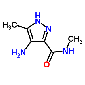 1H-pyrazole-3-carboxamide, 4-amino-n,5-dimethyl- Structure,68375-44-0Structure