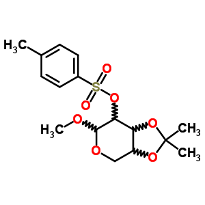 3-Methoxy-8,8-dimethyl-2-(4-methylphenyl)sulfonyloxy-4,7,9-trioxabicyclo[4.3.0]nonane Structure,6847-76-3Structure