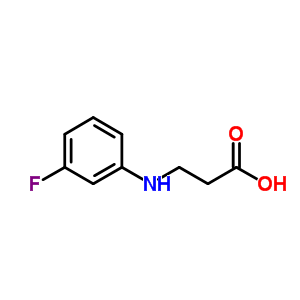 N-(3-fluorophenyl)-beta-alanine Structure,685503-45-1Structure