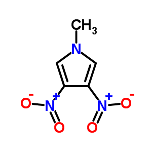 1-Methyl-3,4-dinitro-pyrrole Structure,68712-54-9Structure