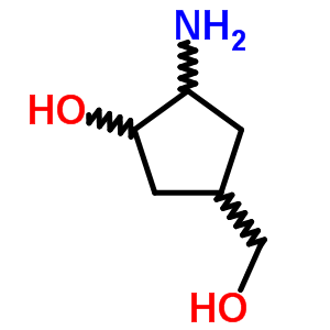 Cyclopentanemethanol,3-amino-4-hydroxy-, (1r,3s,4s)-rel- Structure,68715-64-0Structure