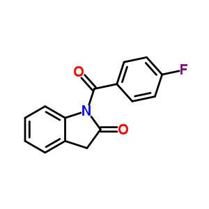 2H-indol-2-one,1-(4-fluorobenzoyl)-1,3-dihydro- Structure,68770-71-8Structure