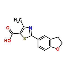 2-(2,3-dihydro-1-benzofuran-5-yl)-4-methyl-1,3-thiazole-5-carboxylic acid Structure,690632-04-3Structure