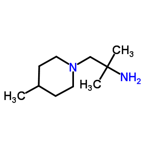 1,1-Dimethyl-2-(4-methyl-piperidin-1-yl)-ethylamine Structure,690632-11-2Structure