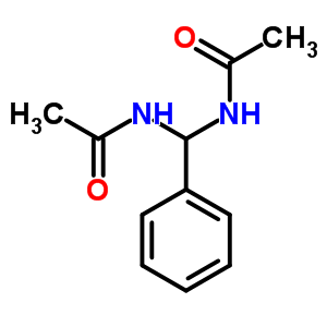 Acetamide,n,n-(phenylmethylene)bis- Structure,6907-68-2Structure