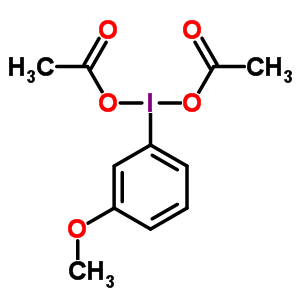 Bis(acetato-o)(3-methoxyphenyl)iodine Structure,69180-50-3Structure