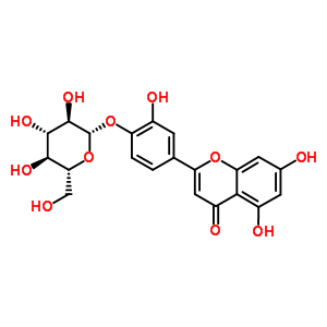 2-[4-(Beta-d-glucopyranosyloxy)-3-hydroxyphenyl]-5,7-dihydroxy-4h-1-benzopyran-4-one Structure,6920-38-3Structure