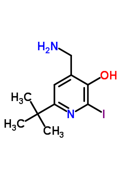 4-(Aminomethyl)-6-tert-butyl-2-iodopyridin-3-ol Structure,69213-46-3Structure