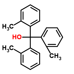 Benzenemethanol,2-methyl-a,a-bis(2-methylphenyl)- Structure,6922-86-7Structure