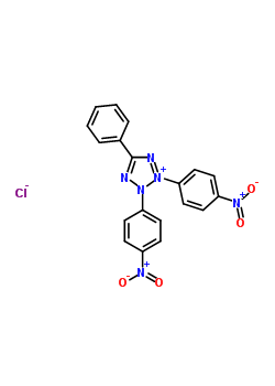 2,3-Bis(4-nitrophenyl)-5-phenyltetrazolium chloride Structure,69231-13-6Structure