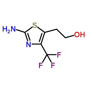 2-[2-aMino-4-(trifluoromethyl)thiazol-5-yl]ethanol Structure,69243-07-8Structure