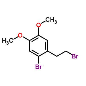 1-Bromo-2-(2-bromoethyl)-4,5-dimethoxy-benzene Structure,69327-12-4Structure