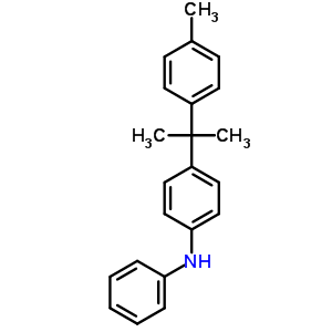 Benzenamine, 4-[1-methyl-1-(4-methylphenyl)ethyl]-n-phenyl- Structure,6936-06-7Structure