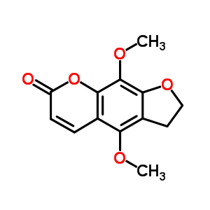 7H-furo[3,2-g][1]benzopyran-7-one,2,3-dihydro-4,9-dimethoxy- Structure,6938-24-5Structure