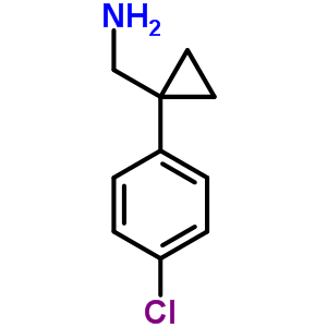 1-[1-(4-Chlorophenyl)cyclopropyl]methanamine Structure,69385-29-1Structure