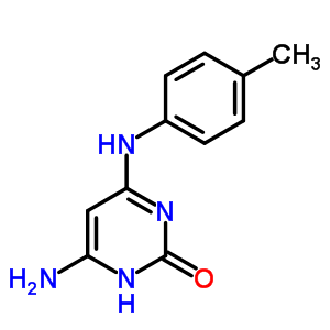 4-Amino-6-[(4-methylphenyl)amino]-3h-pyrimidin-2-one Structure,6939-52-2Structure