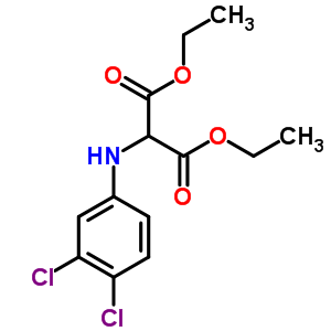 Diethyl 2-[(3,4-dichlorophenyl)amino]propanedioate Structure,6939-59-9Structure