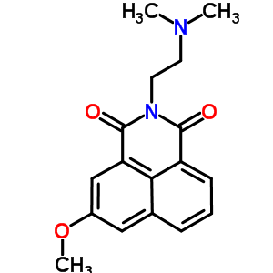 1H-benz[de]isoquinoline-1,3(2h)-dione,2-[2-(dimethylamino)ethyl]-5-methoxy- Structure,69408-98-6Structure