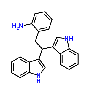 2-[2,2-Bis-(1H-indol-3-yl)-ethyl]-phenylamine Structure,6941-73-7Structure