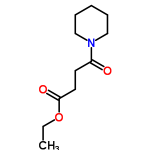 Ethyl 4-oxo-4-(1-piperidyl)butanoate Structure,6942-15-0Structure