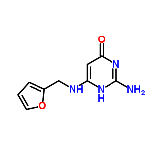 2-Amino-6-(2-furylmethylamino)-1h-pyrimidin-4-one Structure,6944-09-8Structure