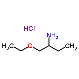 1-(Ethoxymethyl)propylamine hydrochloride Structure,69450-89-1Structure