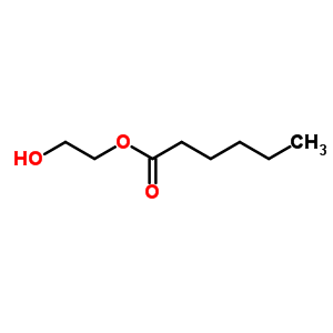 Hexanoic acid,2-hydroxyethyl ester Structure,6946-90-3Structure