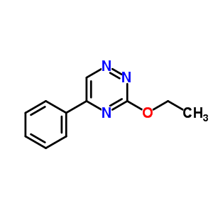 1,2,4-Triazine,3-ethoxy-5-phenyl-(9ci) Structure,69466-64-4Structure