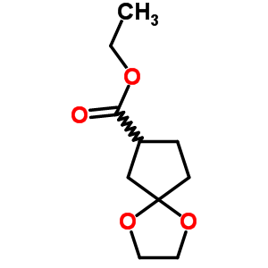 Ethyl 1,4-dioxaspiro[4.4]nonane-7-carboxylate Structure,6947-04-2Structure