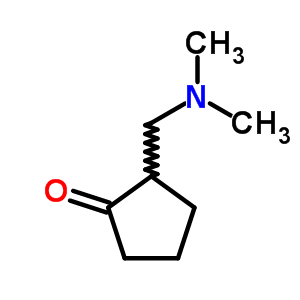 2-[(Dimethylamino)methyl]cyclopentanone Structure,6947-99-5Structure