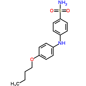 Benzenesulfonamide,4-[(4-butoxyphenyl)amino]- Structure,6951-73-1Structure