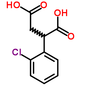 2-(2-Chloro-phenyl)-succinic acid Structure,6954-40-1Structure