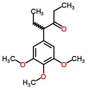 3-Hexanone,4-(3,4,5-trimethoxyphenyl)- Structure,6955-40-4Structure