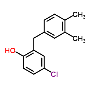 Phenol,4-chloro-2-[(3,4-dimethylphenyl)methyl]- Structure,6955-53-9Structure