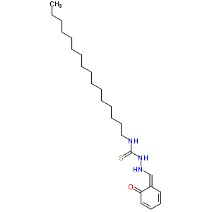 Hydrazinecarbothioamide,n-hexadecyl-2-[(2-hydroxyphenyl)methylene]- Structure,6962-68-1Structure