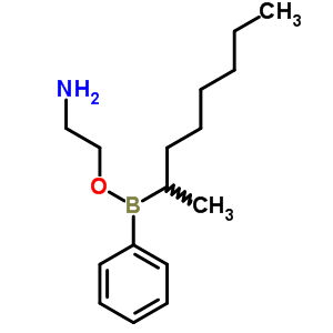 Borinic acid,(1-methylheptyl)phenyl-, 2-aminoethyl ester (6ci,8ci) Structure,6962-77-2Structure