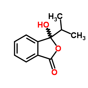 1(3H)-isobenzofuranone,3-hydroxy-3-(1-methylethyl)- Structure,6962-79-4Structure