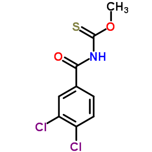 Carbamic acid,(3,4-dichlorobenzoyl)thio-, o-methyl ester (8ci) Structure,6964-37-0Structure