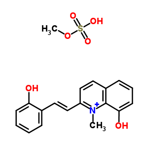 2-[(E)-2-(2-hydroxyphenyl)ethenyl]-1-methyl-quinolin-8-ol Structure,6964-61-0Structure