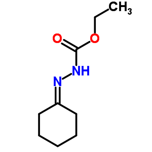 Ethyl n-(cyclohexylideneamino)carbamate Structure,6971-92-2Structure