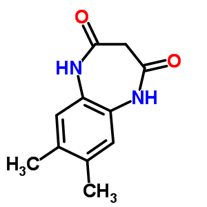 7,8-Dimethyl-1h-benzo[b][1,4]diazepine-2,4(3h,5h)-dione Structure,6972-60-7Structure