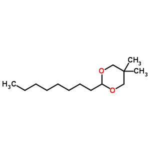 5,5-Dimethyl-2-octyl-1,3-dioxane Structure,6974-80-7Structure