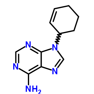 9H-purin-6-amine,9-(2-cyclohexen-1-yl)- Structure,6975-25-3Structure