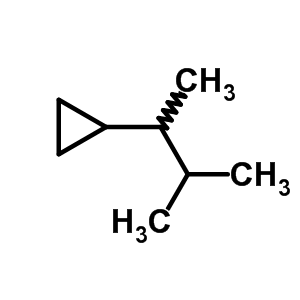 (1,2-Dimethylpropyl)cyclopropane Structure,6976-27-8Structure