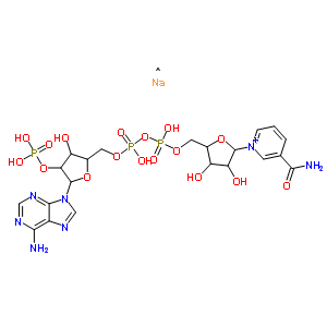 B-nicotinamide adenine dinucleotide*phos phate sodiu Structure,698999-85-8Structure