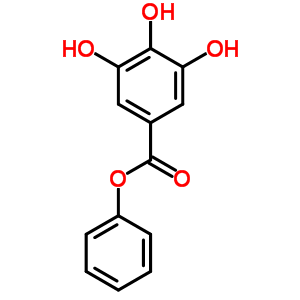 Benzoic acid,3,4,5-trihydroxy-, phenyl ester Structure,70022-13-8Structure