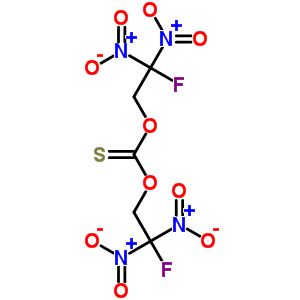 Bis(2-fluoro-2,2-dinitro-ethoxy)methanethione Structure,70096-91-2Structure