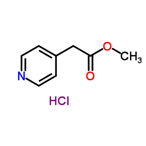 4-Pyridineacetic acid methyl ester hydrochloride Structure,70199-68-7Structure